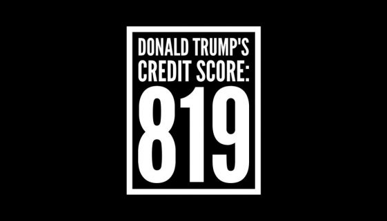 Trump's Credit Score