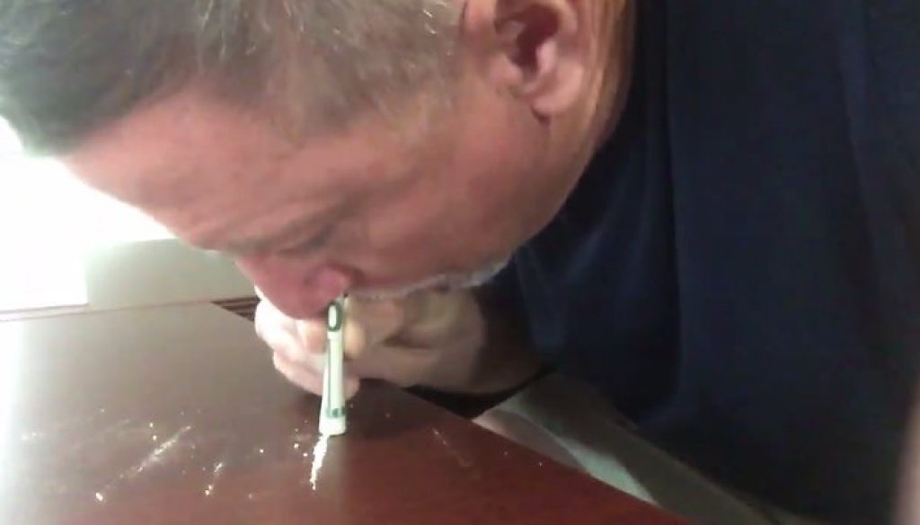 Football Coach Snorts Cocaine