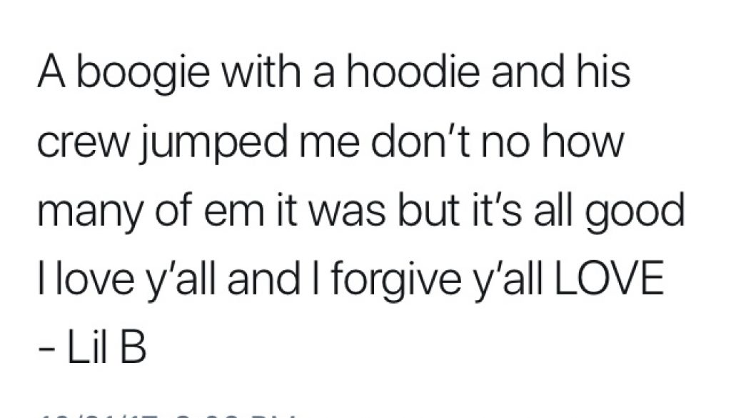 Lil B Jumped by A Boogie