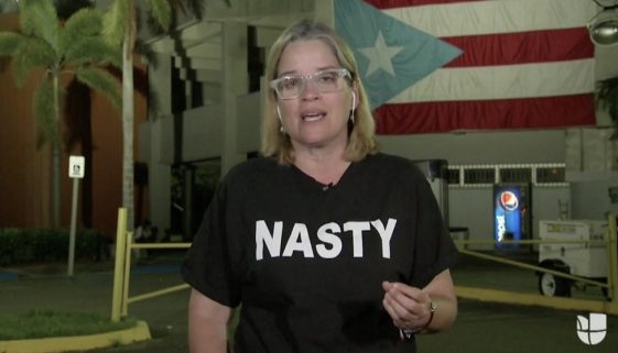 San Juan Mayor Wearing Nasty Shirt