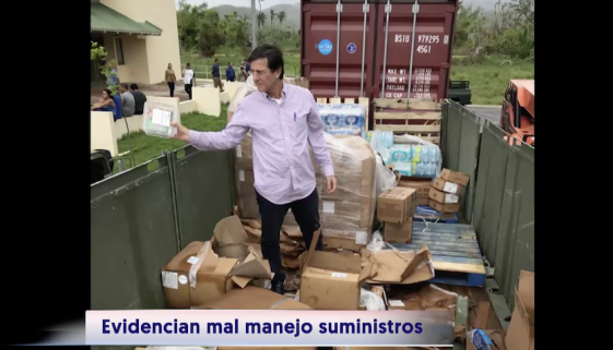 Puerto Rico Supplies in Dumpster