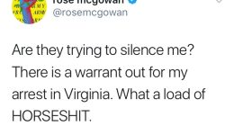 Rose McGowan Arrest Warrant