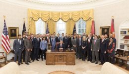 Trump with Houston Astros