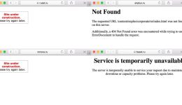 Russian websites down?