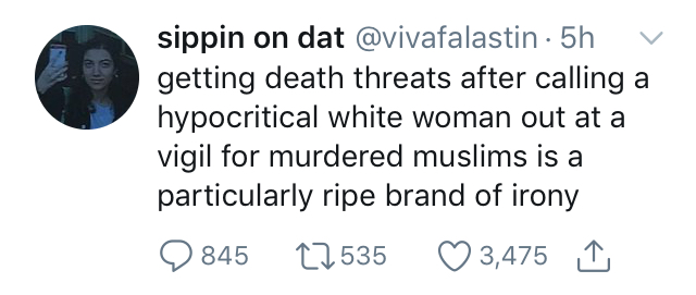 NYU student's tweet