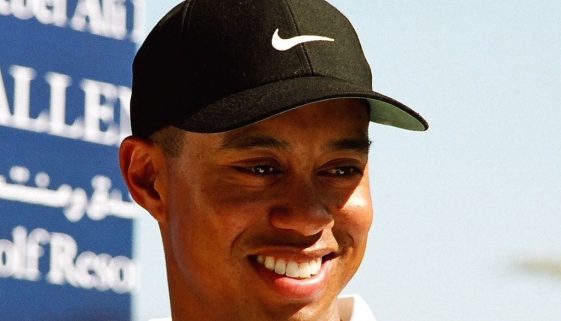 Tiger Woods wearing Nike