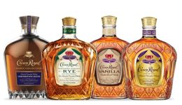 Bottles of Crown Royal