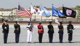 USFK flags