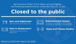 Restaurants Closed in LA