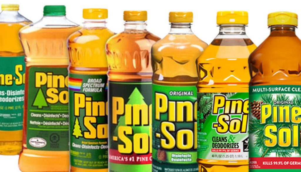 Pine-Sol bottles