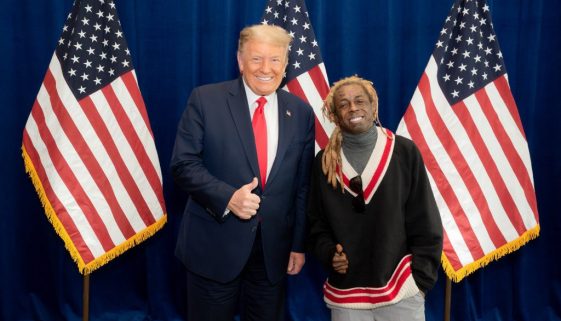 Lil Wayne meets Trump