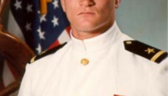 Tony Bobulinski in navy uniform