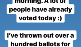 Trump ballots thrown out in Erie, PA