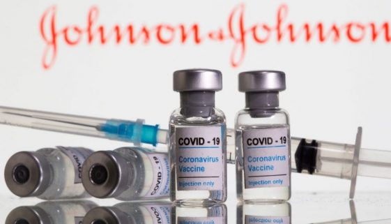J&J coronavirus vaccine vials
