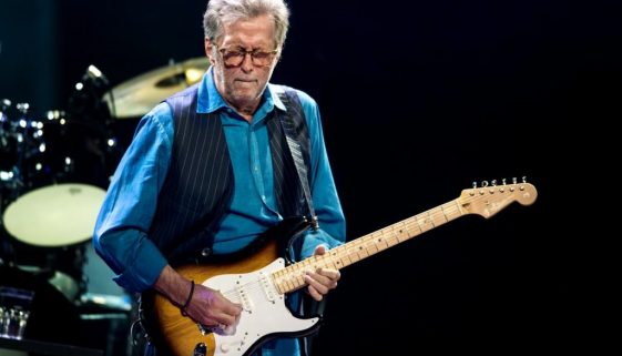 Eric Clapton with guitar