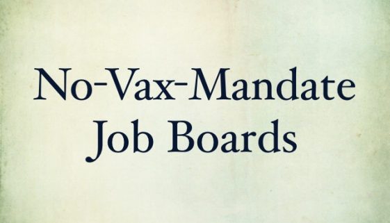 Jobs No Vax Required