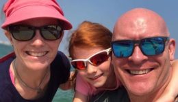 Sean Rice with family
