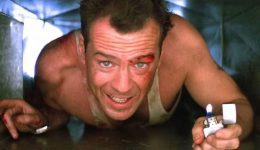 Bruce Willis in a movie role