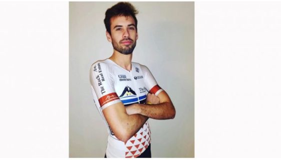 Cyclist who died from a heart attack