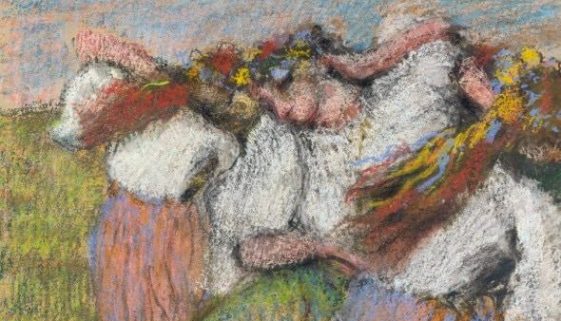 Degas painting now Ukrainian dancers