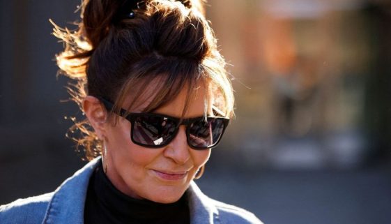 Sarah Palin wearing sunglasses