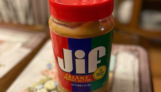 Jar of Jif Creamy Peanut Butter 48 oz