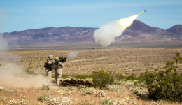 Stinger missile just fired
