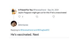 NFL linebacker Jaylon Ferguson vaccinated