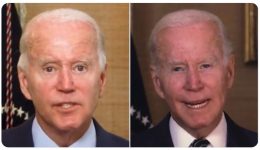 Biden's eyes dilated vs sleepy