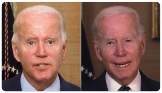 Biden's eyes dilated vs sleepy