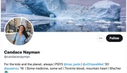 Dr. Candace Nayman on social media