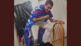 Highland Park shooter Trump flag