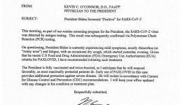 Biden taking paxlovid