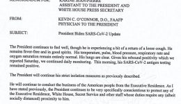 Biden health condition update