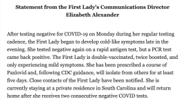 Jill Biden tests positive for COVID