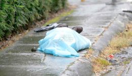 Man collapsed while walking