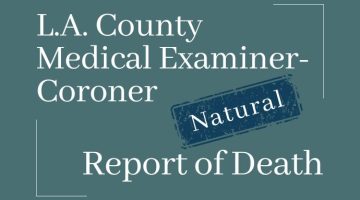 Natural Deaths in Los Angeles County