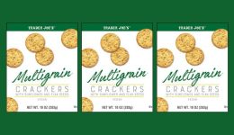Product recall for TJ's vegan multigrain crackers