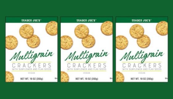 Product recall for TJ's vegan multigrain crackers
