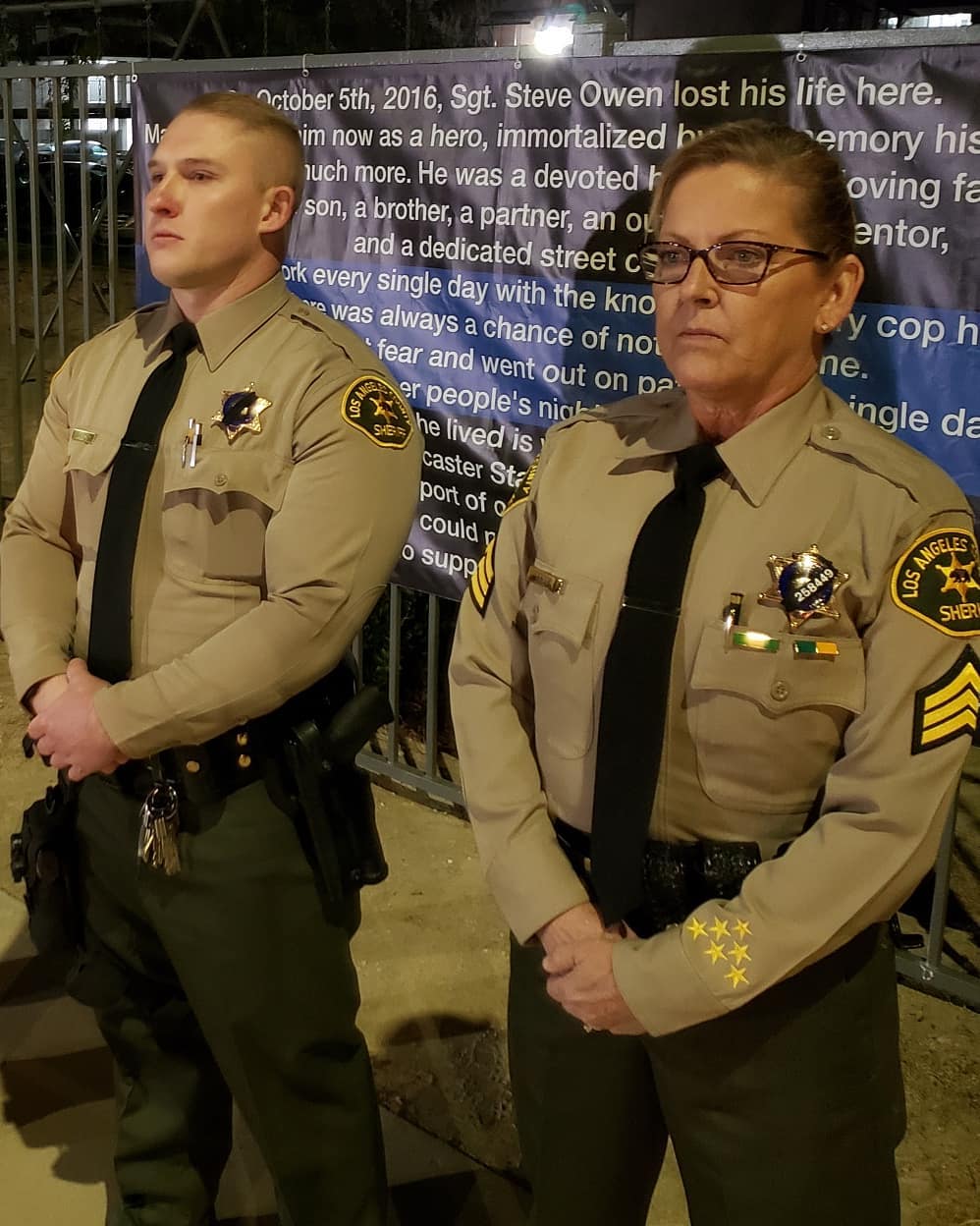 Ty Shelton deputy LASD mother Sergeant Kim Brink