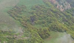Iran president crash site