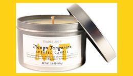 Trader Joe's mango tangerine candle